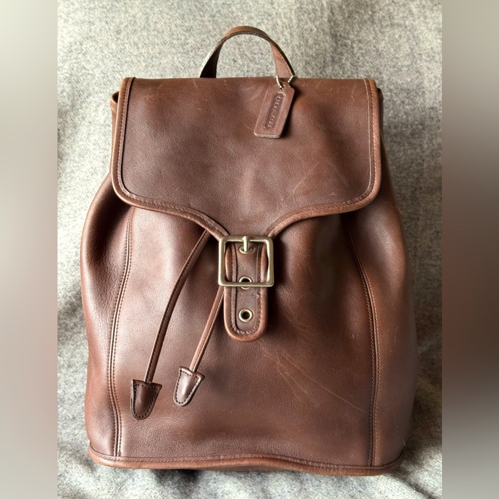 NWT Vintage Coach Leather Legacy Backpack 9064